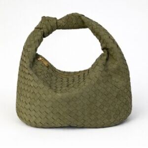 Urban Expressions Woven Shoulder Bag Faux Leather
